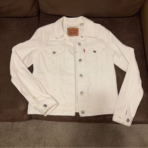 Levi’s White Denim Jacket